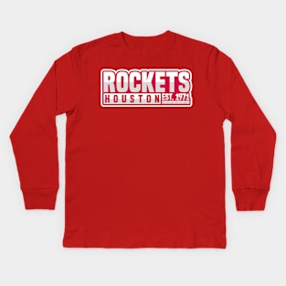 Houston Rockets 02 Kids Long Sleeve T-Shirt